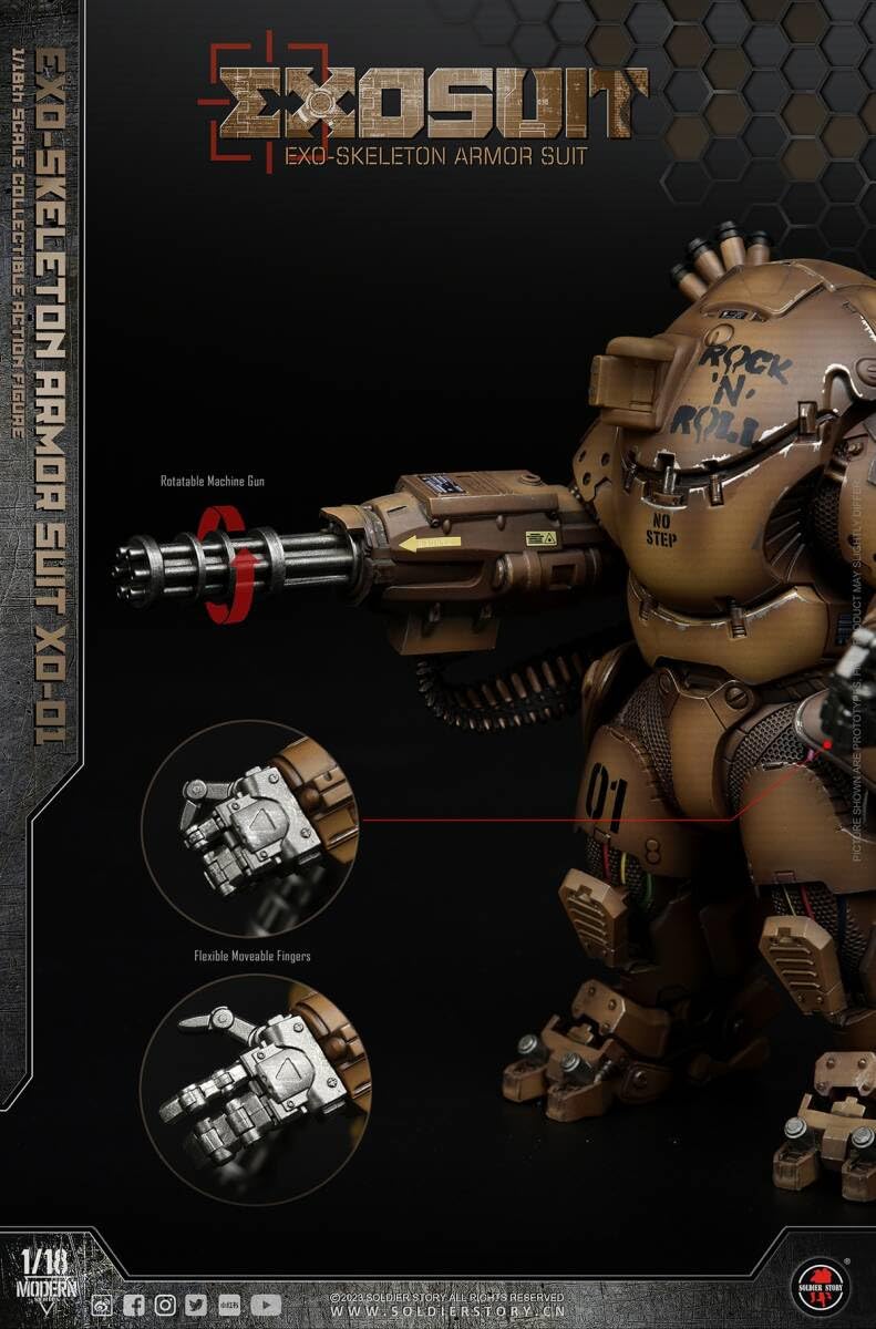 Amazon.co.jp: Soldier Story 1/18 EXO-Skeleton Armor Suit XO